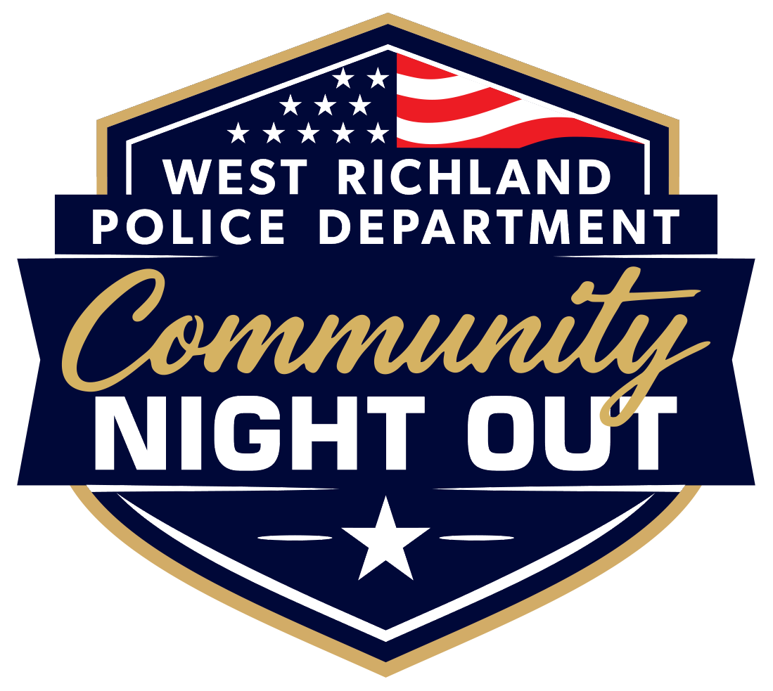 West Richland Police Community Night Out badge logo